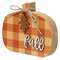 Buffalo Check Fall Chunky Pumpkin #36523