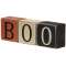 3/Set, "Boo" Letter Blocks #36618