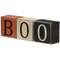 3/Set, "Boo" Letter Blocks
