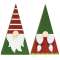 2/Set, Mr. & Mrs. Christmas Tree Gnomes #36686