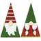 2/Set, Mr. & Mrs. Christmas Tree Gnomes