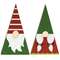 2/Set, Mr. & Mrs. Christmas Tree Gnomes #36686