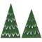 2/Set, Chunky Snowy Christmas Trees #36688