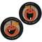 Pumpkins Grin Plate, 2 Asstd.