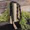 Black Oval Bead Garland w/Tassels