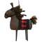 Buffalo Check Horse Ornament
