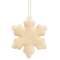 Glitter Snowflake Ornament #CS38554Glitter Snowflake Ornament #CS38554