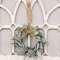 Frosted Lamb's Ear Wreath w/Burlap Bow Hanger 18201