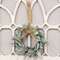 Frosted Lamb's Ear Wreath w/Burlap Bow Hanger 18201