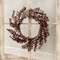 Burgundy Fall Ombre Eucalyptus Leaf Wreath 18209;