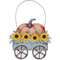 Thankful Pumpkin & Sunflower Wagon Hanger