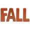 4/Set, "FALL" Wooden Letters #36347