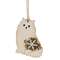 Snowy Snowflake Cat Ornament