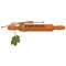 Pumpkin Wooden Rolling Pin #36584