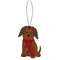 Dog With Gingerbread Scarf Ornament