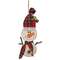 Chunky Happy Snowman Ornament