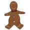Wooden Gingerbread Man Cookie #36663