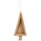 Burlap & Wood Christmas Tree Ornament #36677