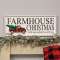Farmhouse Christmas Truck Beaded Wood Sign 65287