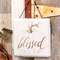Blessed Pumpkin Enamel Hanging Sign 65294;