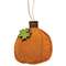 Orange Pumpkin Felt Ornament