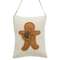 I Heart Gingerbread Pillow Ornament