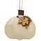 Cream Pumpkin Felt Ornament
