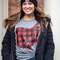Ohio Buffalo Check T-Shirt, Heather Graphite L104;