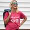 Merica Sunglasses T-Shirt, Heather Red L93;