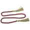 Red Beaded Garland w/Tassels, 48"