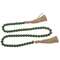 Green Beaded Garland w/Tassels, 48"