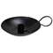 Colonial Taper Holder with Handle, Black
