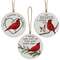 Heaven & Nature Sing Cardinal Ornament, 3 Asstd.
