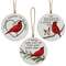 Heaven & Nature Sing Cardinal Ornament, 3 Asstd. #36188