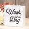 Wash and Dry Shiplap Box Sign 36284