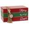Merry and Bright Wooden Stacked Books