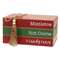 Mistletoe, Hot Cocoa & Candy Canes Wooden Stacked Books