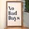 No Bad Days Framed Sign 36367