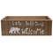 Bear Bottoms Welcome Rustic Wood Box #36383