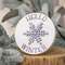 Hello Winter Snowflake Circle Easel Sign 36440;