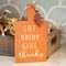 Eat Drink Give Thanks Cutting Board Sign Ornament 36504;