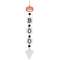 Boo Pumpkin & Ghost Wooden Tag Garland