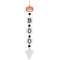 Boo Pumpkin & Ghost Wooden Tag Garland #36586