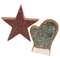 2/Set, Mitten & Star Wooden Cookies