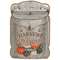 Harvest Blessings Pumpkin Metal Post Box #60443