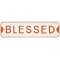 Blessed White Metal Sign #65280