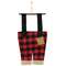 Santa's Buffalo Check Suspenders Large Hanger Ornament