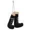 Santa's Boots Fabric Ornament