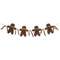 Fabric Gingerbread Garland, 36"