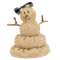 Buffalo Check Bow Melting Snowman #CS38577